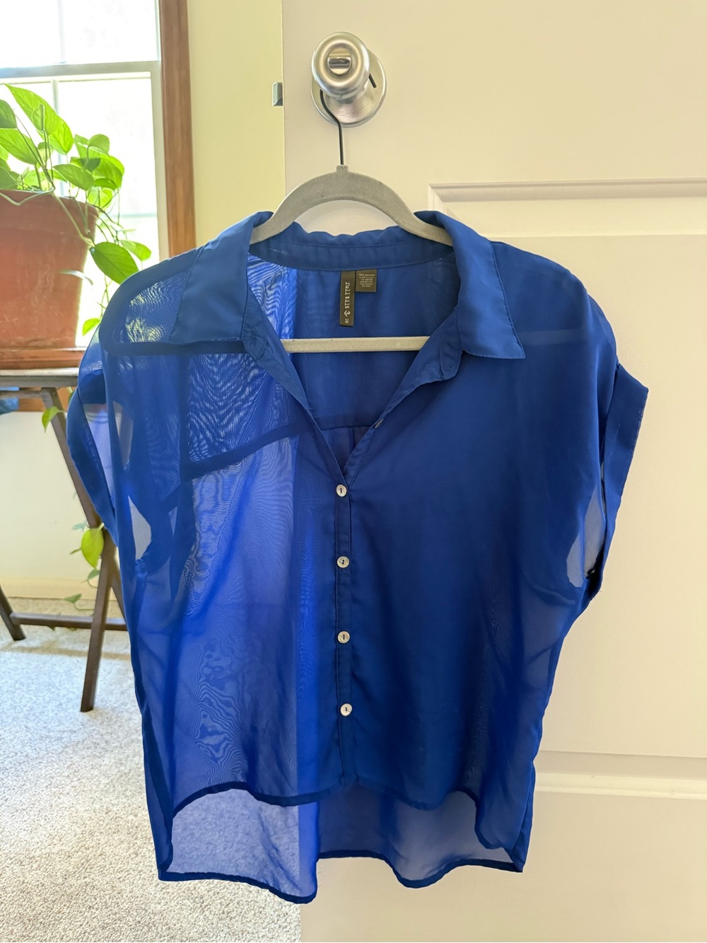 Full Tilt Royal Blue Blouse | Flowy Top | Casual / Going Out